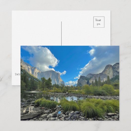 Nationaal park Yosemite Briefkaart (Voorkant / Achterkant)