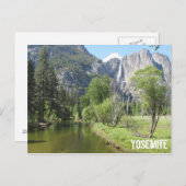 Nationaal park Yosemite, briefkaart (Voorkant / Achterkant)