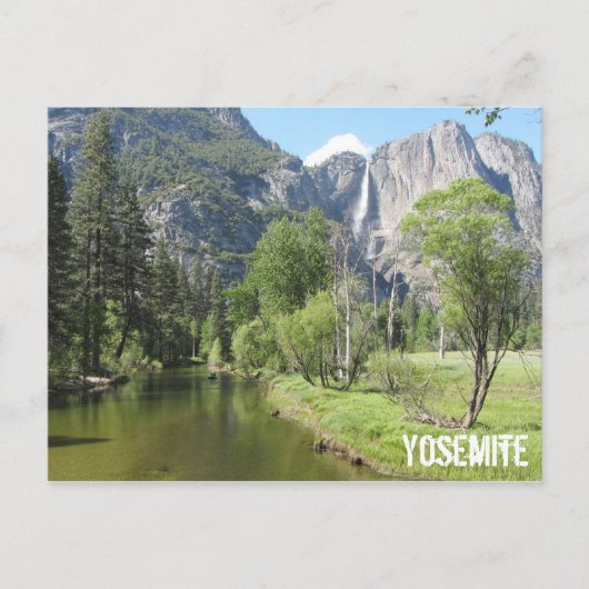 Nationaal park Yosemite, briefkaart (Voorkant)