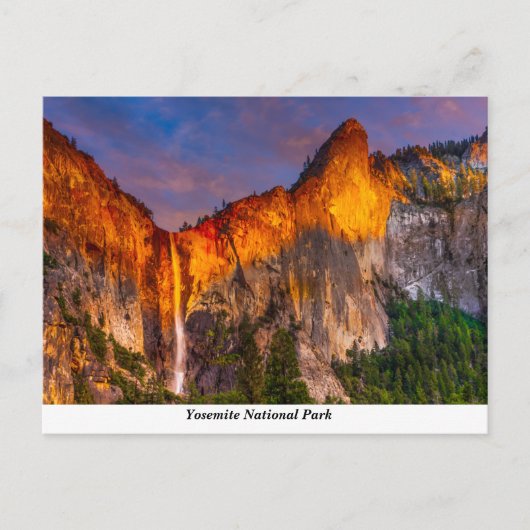 Nationaal park Yosemite Briefkaart (Voorkant)