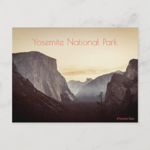 Nationaal park Yosemite Briefkaart