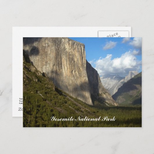Nationaal park Yosemite Briefkaart (Voorkant / Achterkant)
