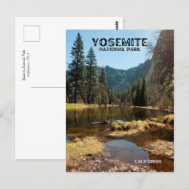 Nationaal park Yosemite Briefkaart