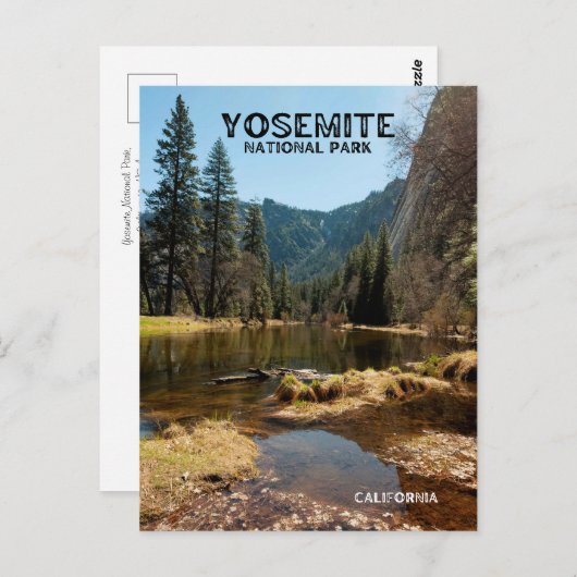 Nationaal park Yosemite Briefkaart (Voorkant / Achterkant)