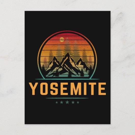 Nationaal park Yosemite Briefkaart (Voorkant)