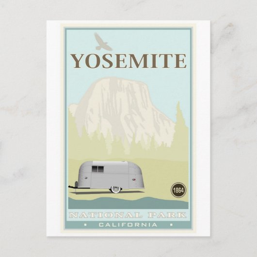 Nationaal park Yosemite Briefkaart (Voorkant)