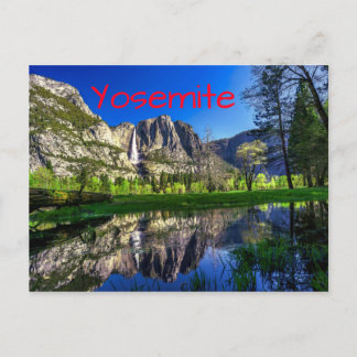 Nationaal park Yosemite Briefkaart