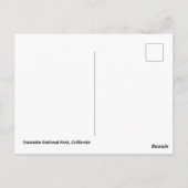 Nationaal park Yosemite Briefkaart (Achterkant)