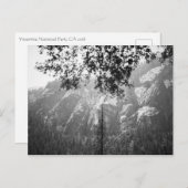 Nationaal park Yosemite Briefkaart (Voorkant / Achterkant)