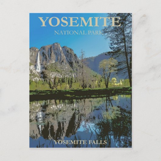 Nationaal park Yosemite Briefkaart (Voorkant)