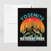 Nationaal park Yosemite Briefkaart (Voorkant / Achterkant)