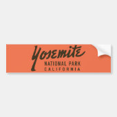 Nationaal park Yosemite Bumpersticker (Voorkant)