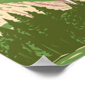 Nationaal park Yosemite, CA | Herfsten van lint Poster (Hoek)