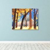 Nationaal park Yosemite Canvas Afdruk (Insitu (Houten vloer))