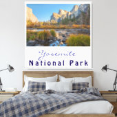 Nationaal park Yosemite Canvas Afdruk (Insitu (Slaapkamer))