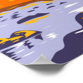 Nationaal park Yosemite El Capitan in het najaar Poster (Hoek)