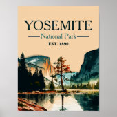 Nationaal park Yosemite El Capitan in het najaar Poster (Voorkant)