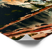 Nationaal park Yosemite El Capitan in het najaar Poster (Hoek)