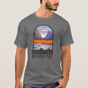 Nationaal park Yosemite El Capitan in het najaar T-shirt