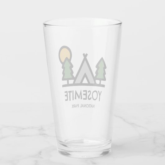 Nationaal park Yosemite Glas (Achterkant)