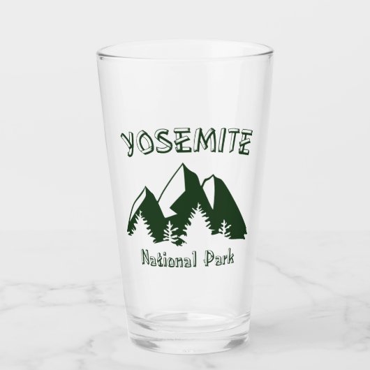 Nationaal park Yosemite Glas (Voorkant)