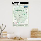 Nationaal park Yosemite Grote Poster (Keuken)