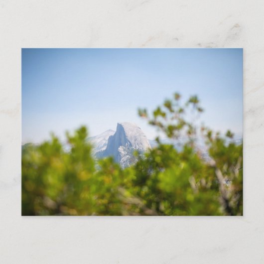 Nationaal park Yosemite Half Dome 2018 Briefkaart (Voorkant)