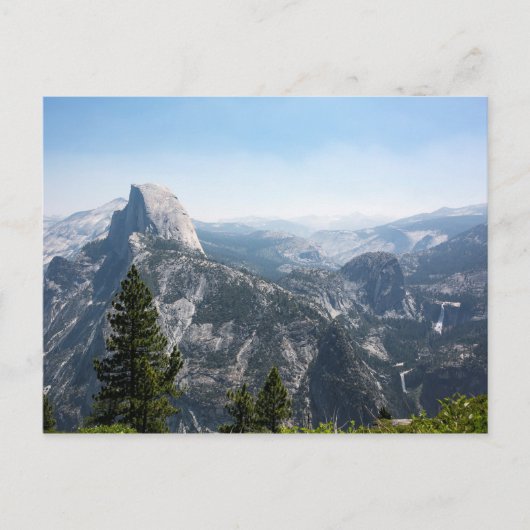 Nationaal park Yosemite Half Dome 2018 Briefkaart (Voorkant)