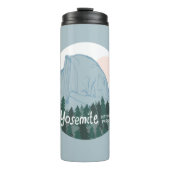Nationaal park Yosemite Half Dome Blue Thermosbeker (Voorkant)