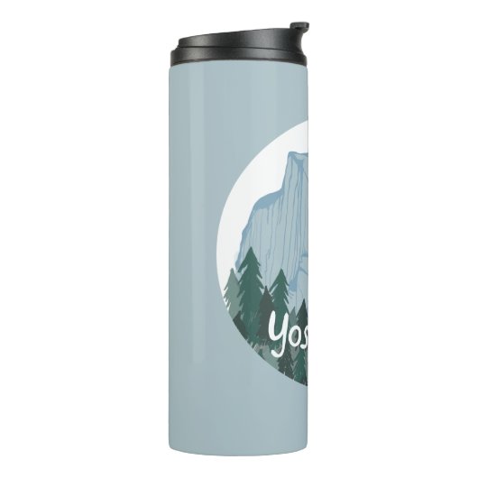 Nationaal park Yosemite Half Dome Blue Thermosbeker (Gedraaid links)