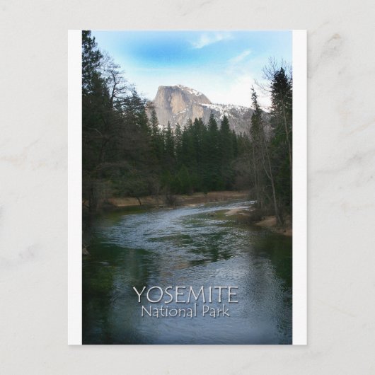 Nationaal park Yosemite Half Dome Briefkaart (Voorkant)