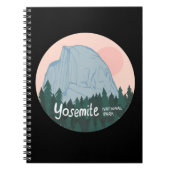 Nationaal park Yosemite Half Dome Notitieboek (Voorkant)
