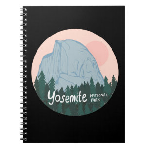 Nationaal park Yosemite Half Dome Notitieboek
