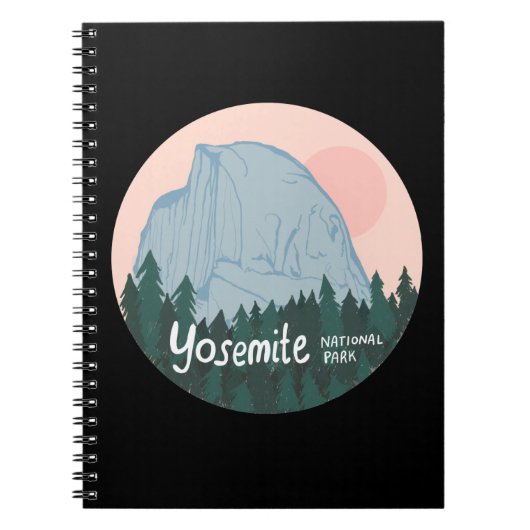Nationaal park Yosemite Half Dome Notitieboek (Voorkant)