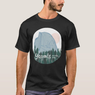 Nationaal park Yosemite Half Dome T-shirt
