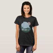 Nationaal park Yosemite Half Dome T-shirt (Voorkant volledig)