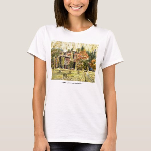 Nationaal park Yosemite:  Het Ahwahnee-hotel T-shirt (Voorkant)