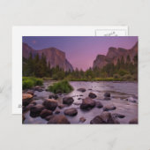 Nationaal park Yosemite in Dusk Briefkaart (Voorkant / Achterkant)