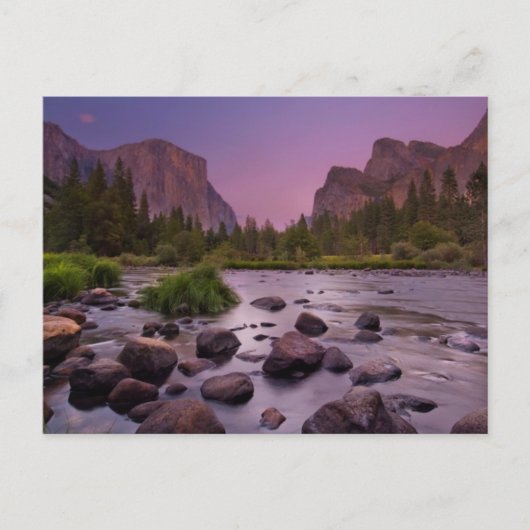 Nationaal park Yosemite in Dusk Briefkaart (Voorkant)