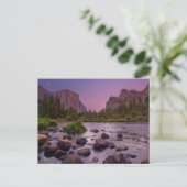 Nationaal park Yosemite in Dusk Briefkaart (Staand voorkant)