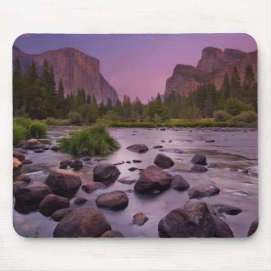 Nationaal park Yosemite in Dusk Muismat (Voorkant)
