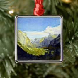 Nationaal park Yosemite: Inspiratiepunt Metalen Ornament
