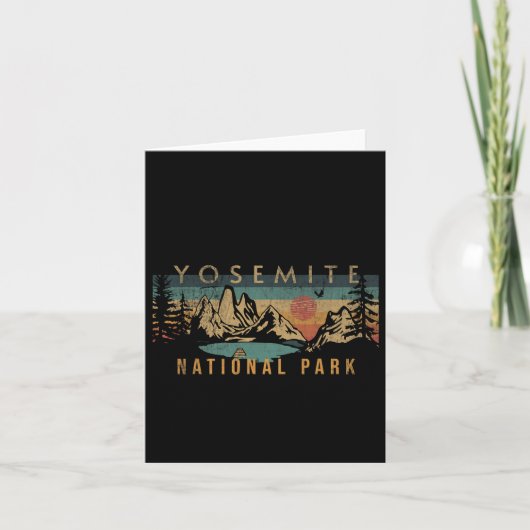 Nationaal park Yosemite Kaart (Voorkant)
