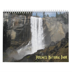 Nationaal park Yosemite Kalender
