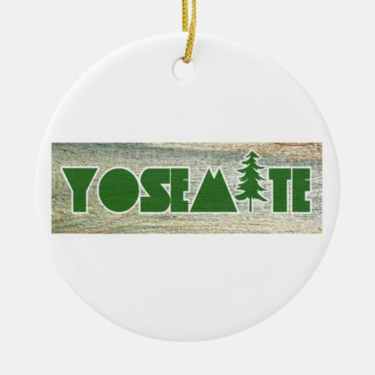 Nationaal park Yosemite Keramisch Ornament (Voorkant)