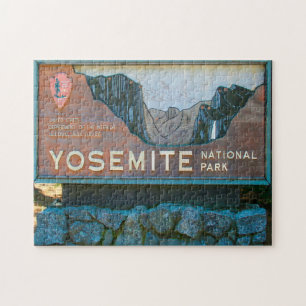 Nationaal park Yosemite. Legpuzzel