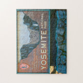 Nationaal park Yosemite. Legpuzzel (Verticaal)