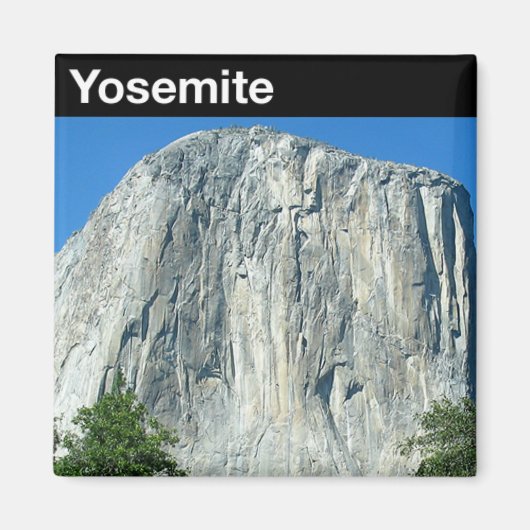 Nationaal park Yosemite Magneet (Voorkant)