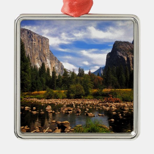Nationaal park Yosemite Metalen Ornament (Voorkant)
