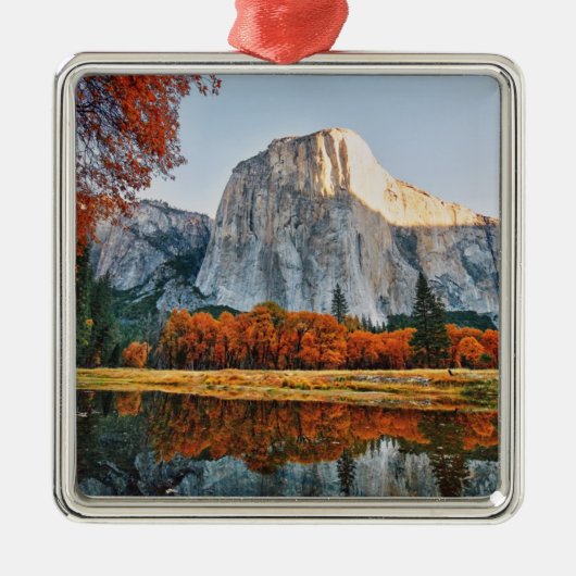 Nationaal park Yosemite Metalen Ornament (Voorkant)